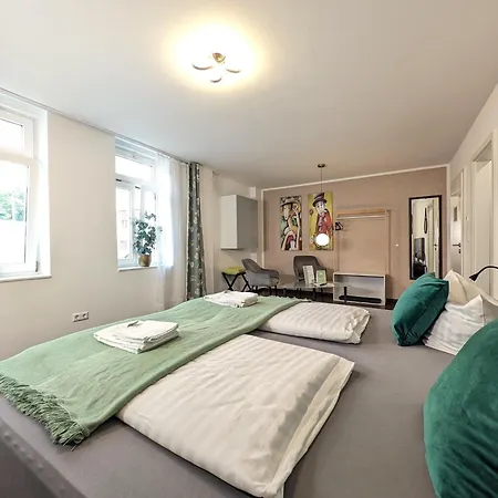 Bohnapartments Am Anger - Zentrum - Vollausstattung - Wlan 公寓 埃尔福特