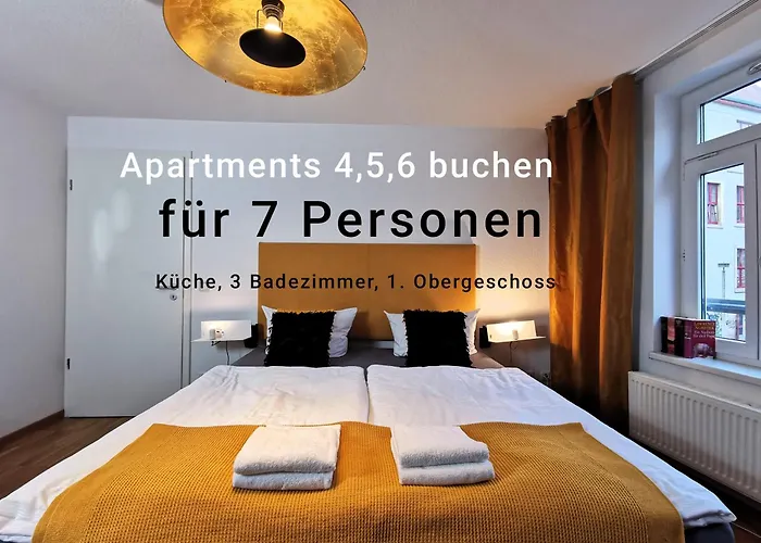 Bohnapartments Am Anger - Zentrum - Vollausstattung - Wlan